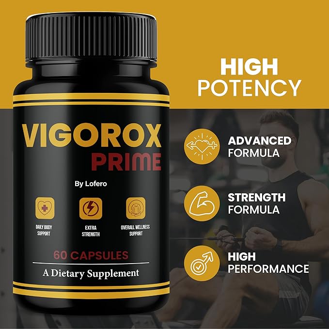 (5 Pack) Vigorox Prime Capsules VigoroxPrime Advanced Maximum Strength Performance Pills For Men Premium Natural Ingredients Formula for Overall Health &amp Wellness Support Capsulas Pastillas (300