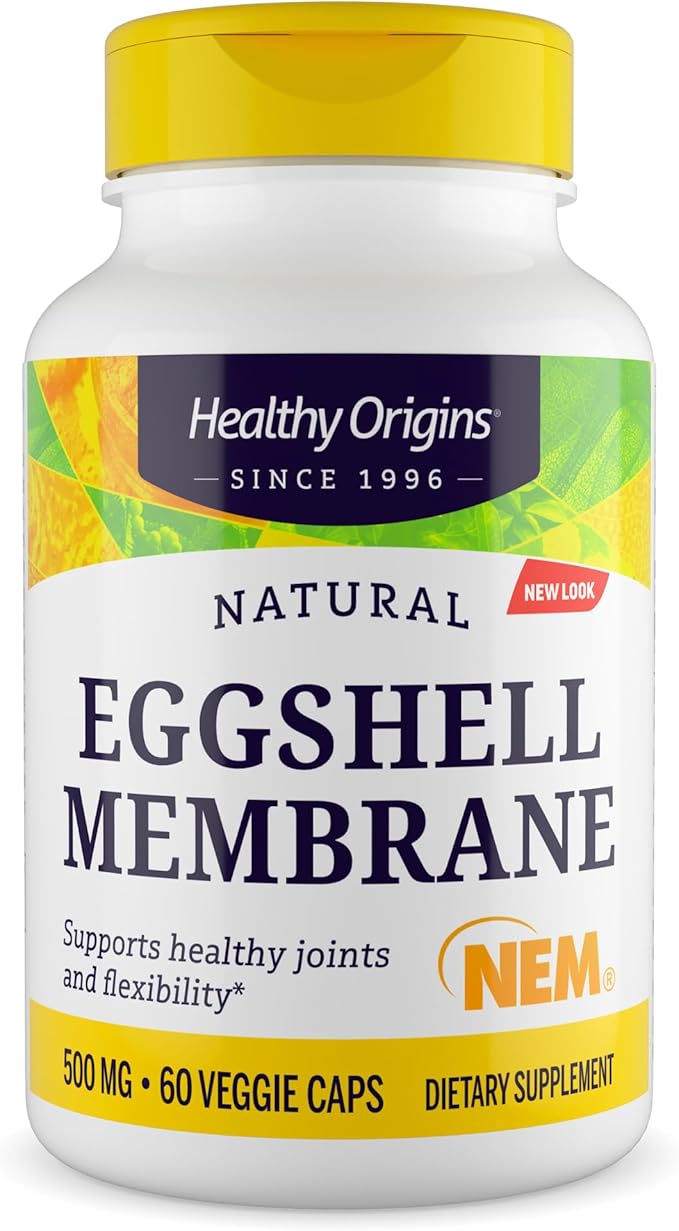 Healthy Origins Eggshell Membrane 500 mg (NEM Non-GMO Gluten Free Joint Support) 60 Veggie Caps
