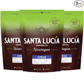 Santa Lucia Coffee Café Crema Espresso Roast Coffee - Specialty Volcanic Nicaraguan Espresso Roast - Farm-Direct Low-Acid - Dense Golden Crema - 91-Point Small-Batch - Ground - 16oz (Pack of 3)