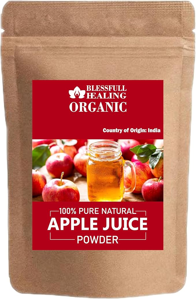 Blessfull Healing Organic Apple Juice Powder 100% Pure Natural 300 Gram / 10.58 oz