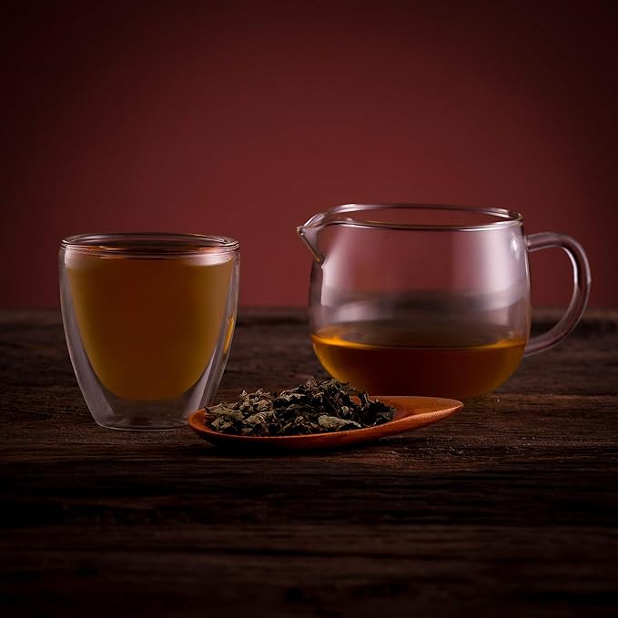 Herbal Tea Gift Box Tealover - Loose tea for true tea lovers - Gourmet specialty - Infusion Selection Basket - Camomile 20g Passion Flower 30g Peppermint 10g Lemon Grass 20g Rooibos 30g