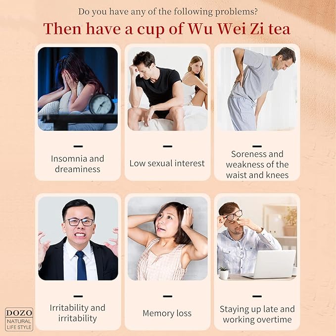 DOZO Dried Schisandra Berry 7.76oz/220g Schisandra Chinensis Tea Dried Omija Tea Whole Berries Dried Loose Berry Herbs Pure Natural Wu Wei Zi Caffeine Free 五味子