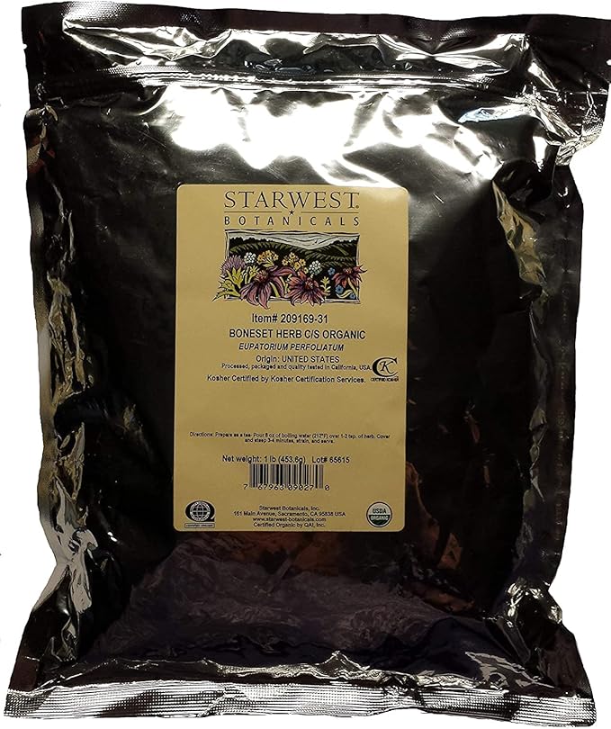 Boneset Herb C/S Organic 1 Lb
