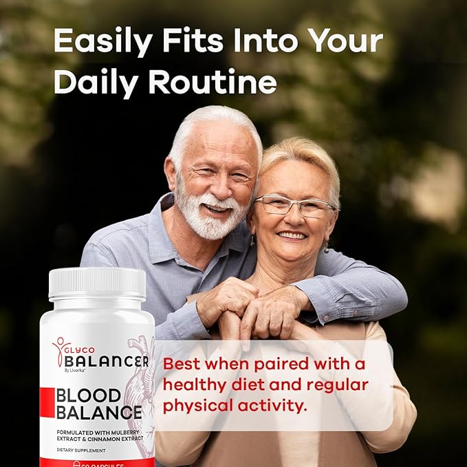 Glyco Balancer Capsules - Official GlycoBalancer Supplement Support Pills Advanced Formula All Natural Premium Ingredinets for Health Support Vitamins and Wellness 60 Capsules for 1 Month