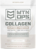 MTN OPS Collagen Peptide Protein Powder by Eva Shockey's Signature Series 20g Unflavored Bovine Collagen Peptide Protein per Serving Zero Sugar Paleo Friendly 30 Servings 21.2 Ounce