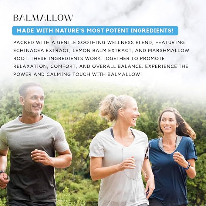 Absonutrix Balmallow 390 mg 4 FL OZ Liquid 302 Servings Made in USA Plant-Based Ingredients Echinacea Extract Lemon Balm Extract Gluten-Free Non-GMO