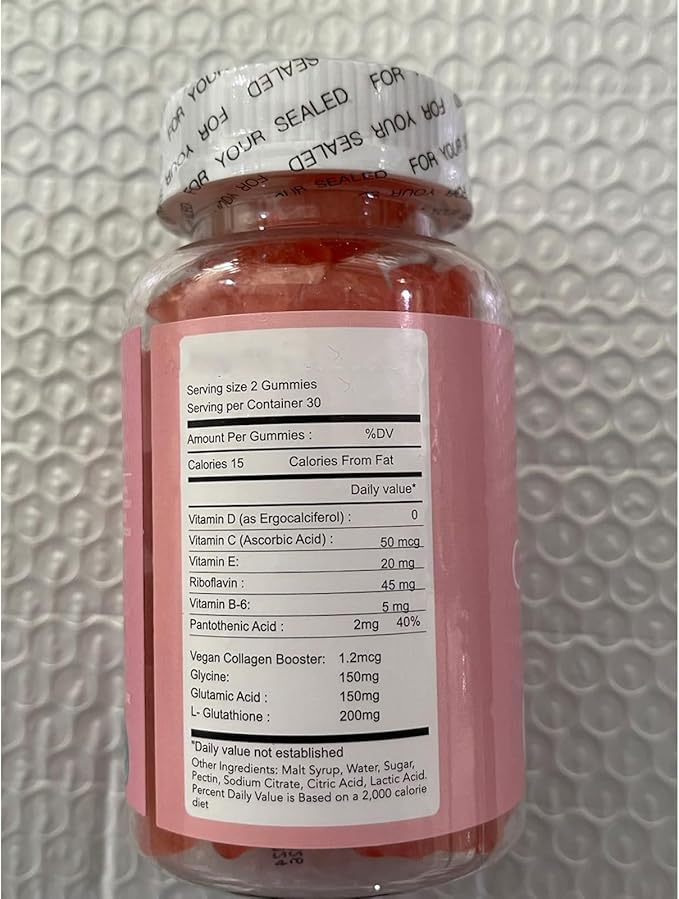 Glutathione Collagen Glow Glutathione Collagen Glow Gummies Korean Collagen Gummies to Rejuvenate Your Skin (3PCS)