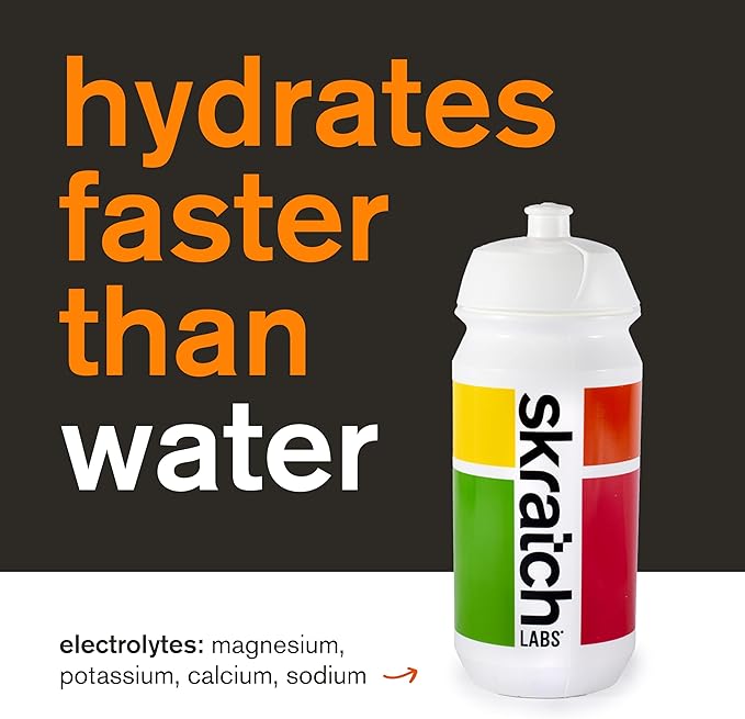 Skratch Labs Hydration Sports Drink Mix – Real‑Fruit Electrolyte Powder for Fast Hydration &amp Endurance | Orange | 20 Servings | Vegan Non‑GMO Clean Ingredients
