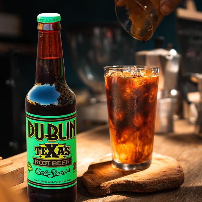 Dublin Bottling Works Craft Soda Pure Cane Sugar Made in Texas – Assorted 12-Pack – Premium Small-Batch Soda Gluten-Free Retro Artisanal Beverages (12 Pack Variety Case #1)
