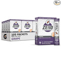 Gatorade G Zero Sports Drink Mix Powder Packets Grape Electrolyte Powder Drink Mix for Hydration Zero Sugar Total 120 Packets