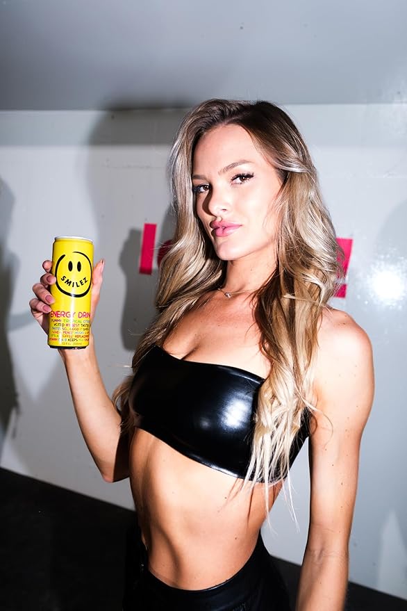 Smilez Energy Drink Tropical Citrus 12 Fl Oz Cans (Pack of 24)