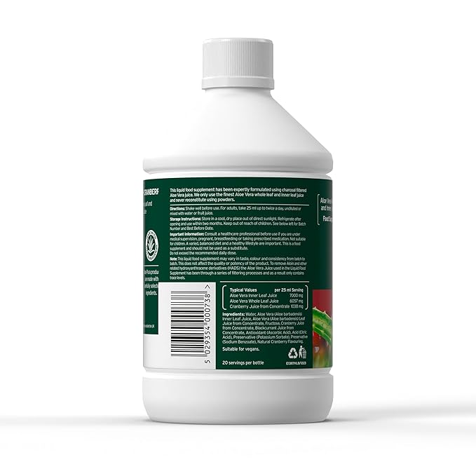 Aloe Pura Cranberry Aloe Vera Juice 500 ML