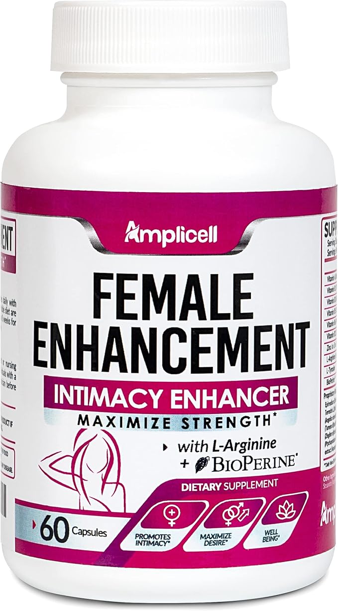 Multi Collagen Peptides Powder + Female Enhancement Pills for Women – Hair Skin Nails Joint &amp Mood Support – Type I &amp III Collagen + Herbal Blend with Maca Ginseng Dong Quai – 41 Servings