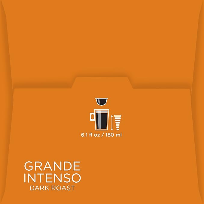 NESCAFÃƒâ€° Dolce Gusto Coffee Capsules Grande Intenso 48 Single Serve Pods (Makes 48 Cups) 16 Count (Pack of 3)