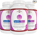 Daily Wellness Fertility Blend for Women - Fertility Supplements for Women Conception Fertility Prenatal Vitamins Trying to Conceive Progesterone Supplements Cycle Support Conception Pills - 3 Pack