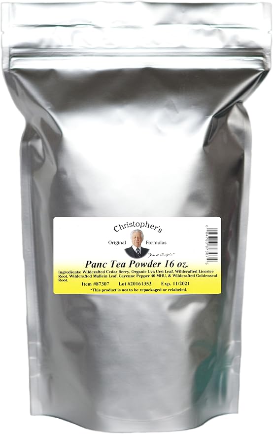 Christopher's Original Formulas Panc Tea Powder 16 OZ