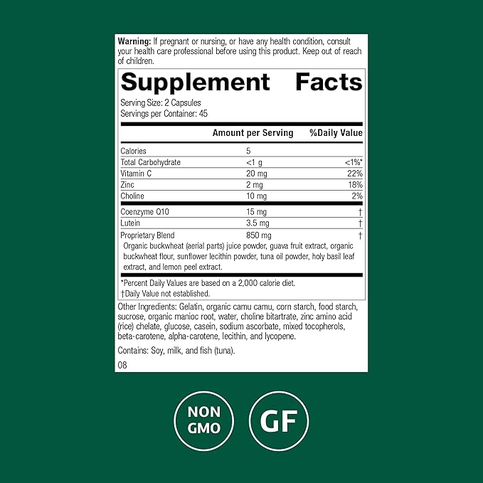 Standard Process Regeneplex - Skin Health Supplement with Vitamin C &amp Zinc - Supports Cellular Function - Gluten-Free - 90 Capsules (45 Servings)