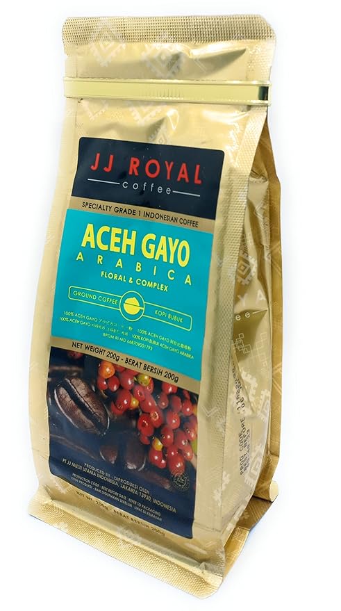 JJ Royal Aceh Gayo Arabica (Ground Coffee) 200 Gram