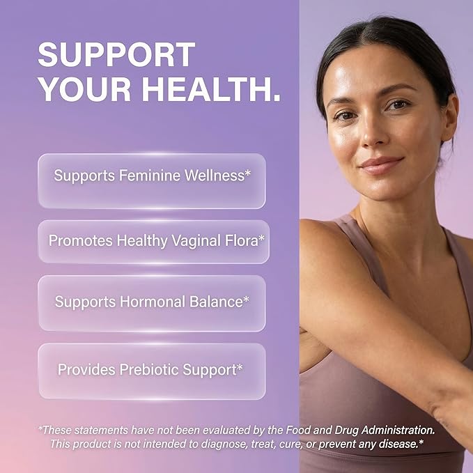 Clean Nutraceuticals VBiotic Vaginal Probiotic for Women Liquid Drops | Cranberry Uva Ursi Horsetail D-Mannose Prebiotics Marigold &amp Black Cohosh Vaginal Health Supplement | pH Balance