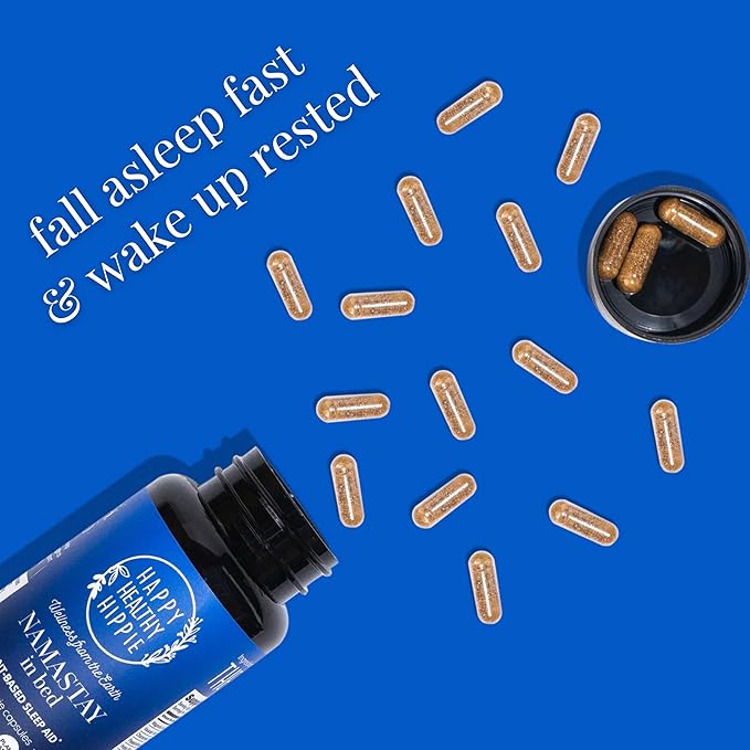 Red Yeast Rice with CoQ10 Supplement &amp Namastay in Bed Natural Sleep Aid