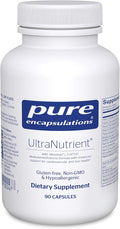 Pure Encapsulations UltraNutrient - Minerals &amp Multivitamins - Supports Liver &amp Heart Health* - Supplement for Antioxidants - with Vitamin C CoQ10 &amp More - Gluten Free - 90 Capsules
