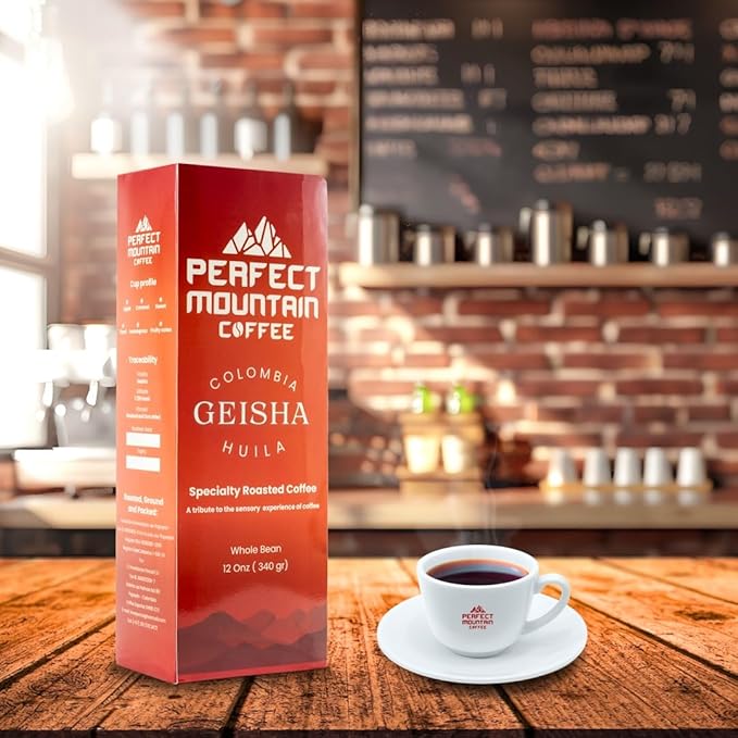 Geisha Coffee Beans Whole Bean Specialty Roasted Coffee Origin 100% Café de Colombia Fresh Roasted Excellent Quality