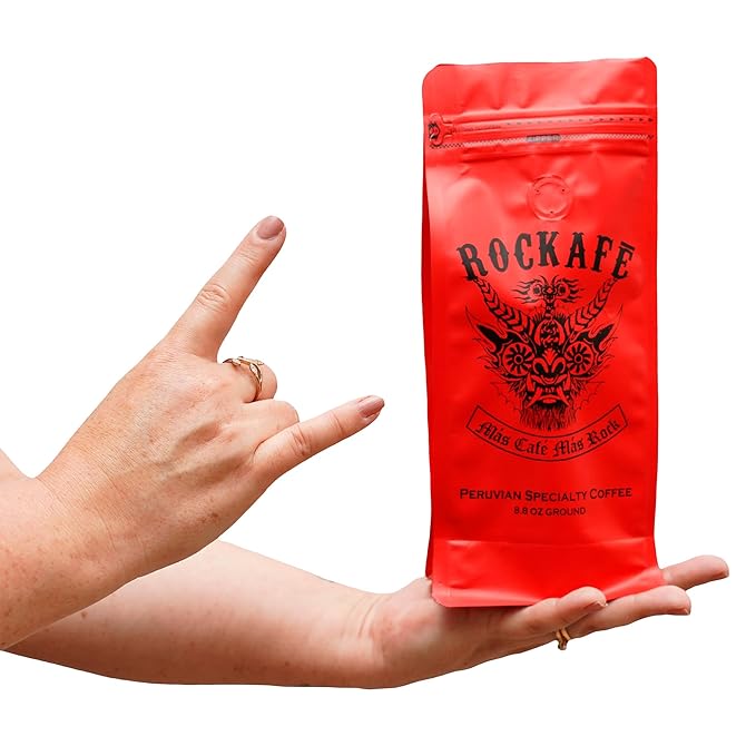 Rockafe Diablada Edition - 8.8 oz Bag of Peruvian Specialty Coffee - By Iky Store (Red Caturra and Bourbon) (3)