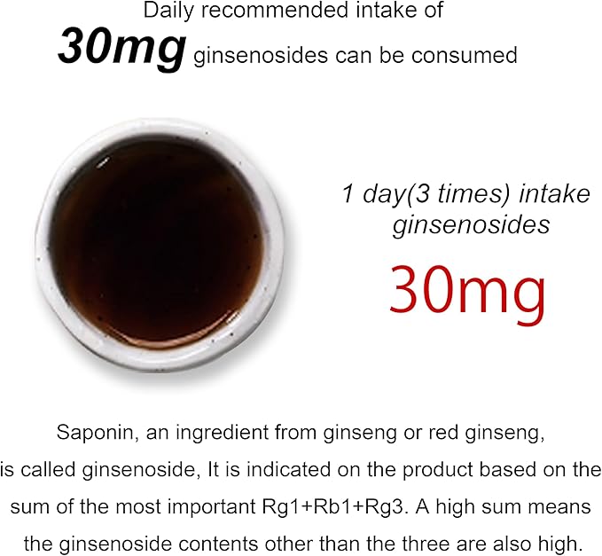 Pocheon 240g(8.5oz) 100% Pure Korean 6years Root Red Ginseng Extract Gold High Ginsenoside Saponin Panax
