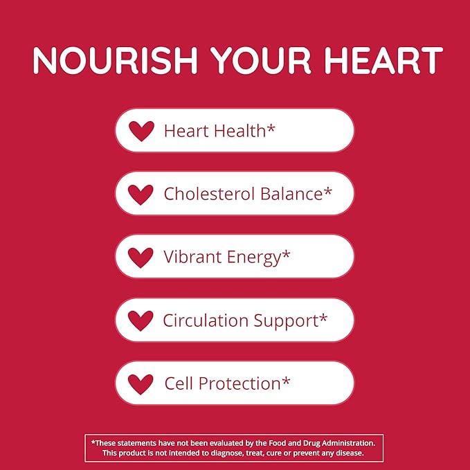 Happy Healthy Hippie Red Yeast Rice with CoQ10 Supplement &amp Vegan Collagen Builder w/Hyaluronic