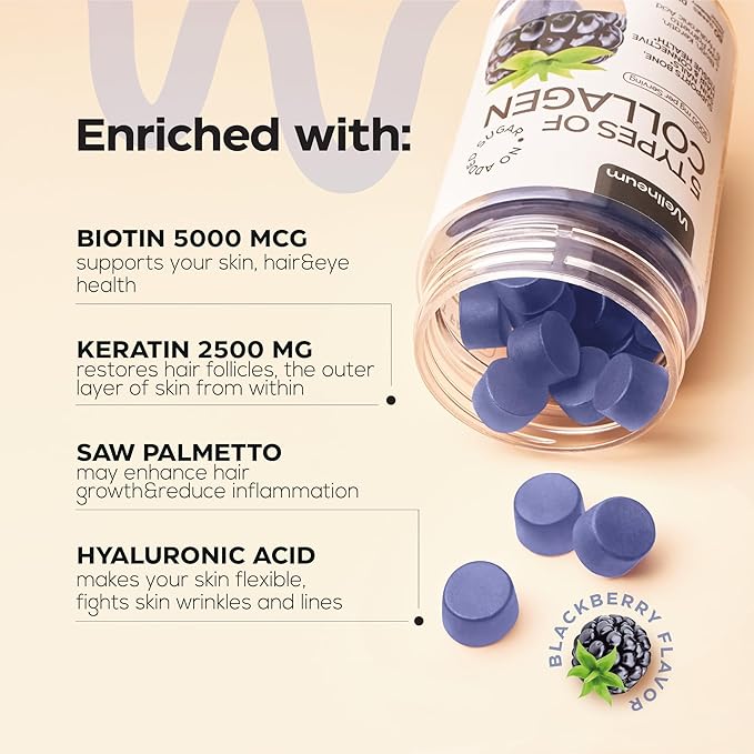 Collagen and Sea Moss Gummies Bundle - Collagen Peptides Irish Sea Moss Biotin Keratin Bladderwrack - Gummy Supplement for Immunity Detox Healthy Hair Skin and Nails - for Men and Women