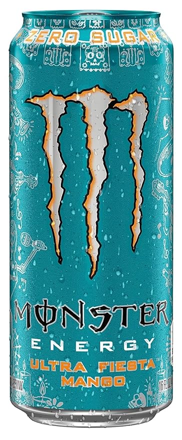 Monster Energy Drink Variety -Low Calorie Pack - 16 ounce (Pack of 12) + Stinger Energy Chews