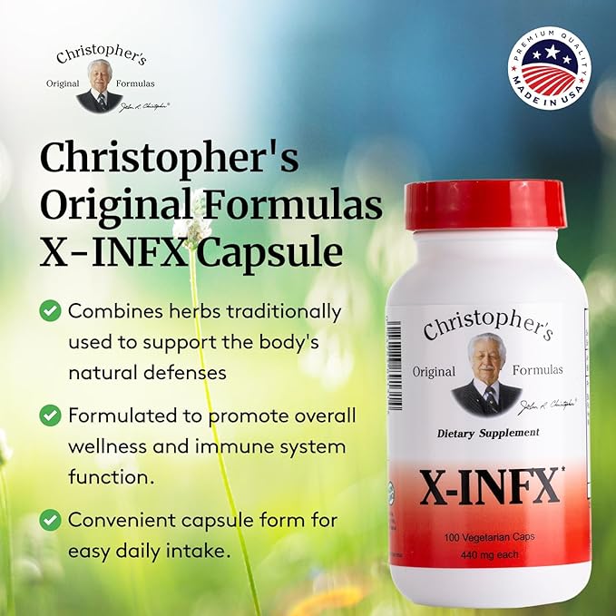 Christopher's Original Formulas X-INFX Formula Natural Immune Support 100 Caps