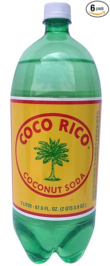 Coco Rico Coconut Soda 67.60 Fl Oz (Pack of 6)