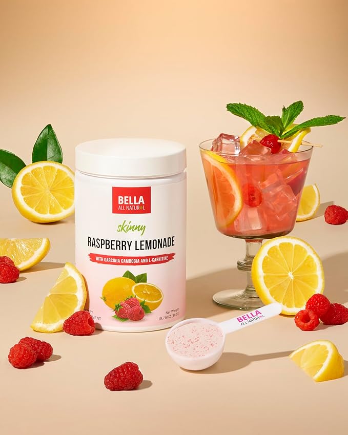 Bella All Natural Skinny Lemonade - Raspberry Flavor 560g