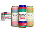 ginsa Sparkling Ginseng Energy Drink with Korean Red Ginseng | Natural Energy Booster | Non-GMO Supports Focus &amp Clarity with Pure Ginseng Root No Caffeine | Variety 12 pack | 12oz
