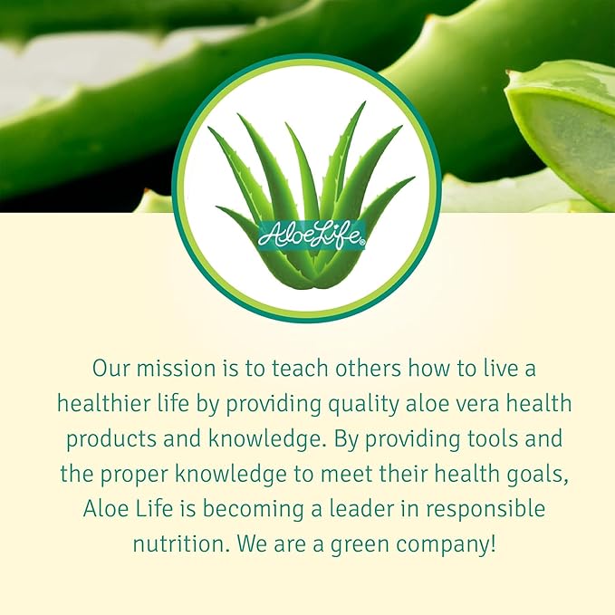 Aloe Life - Whole Leaf Aloe Vera Juice Concentrate Supports Occasional Indigestion Bloating Regularity Energy and Optimum Health (Orange Papaya 32 Ounces)