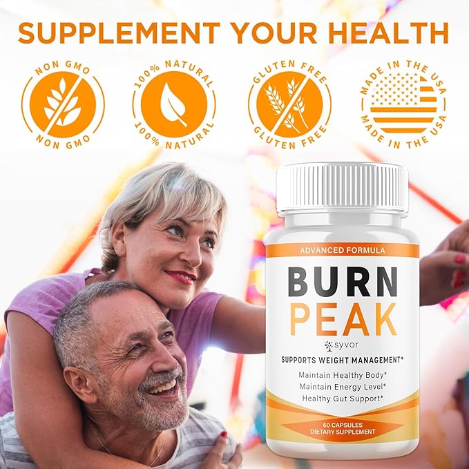(3 Pack) Burn Peak Capsules Official Burnpeak Pink Salt Pills with All Natural Ingredients Advanced BurnPeak Health Supplement with Premium Vitamins for Active Lifestyle Support (180 Capsules)