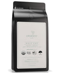 Lifeboost Half Caff Medium Roast Whole Bean Coffee - Low Acid Organic Coffee Non-GMO USDA Organic Single Origin Third-Party Tested for Mycotoxins &amp Pesticides - 12 oz Bag
