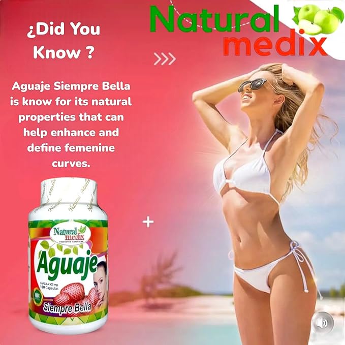 Aguaje Siempre Bella by Natural Medix – Amazonian Superfruit for Feminine Vitality Balance &amp Radiance