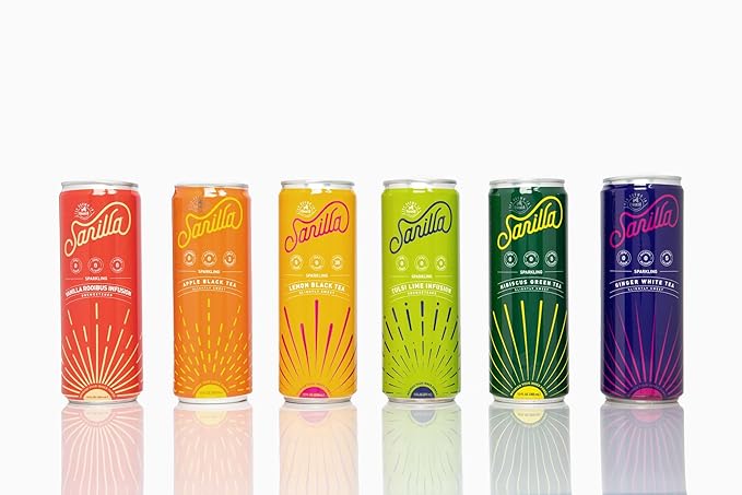 Sarilla Nonalcoholic South African Herbal Spritzer with Antioxidants Unsweetened 12-Pack