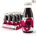 Pomona Organic Pure Black Cherry Juice Cold Pressed Organic Juice Non-GMO No Sugar Added Not from Concentrate Gluten Free Kosher Certified Preservative Free 8.4 Ounce (Pack of 12)