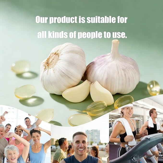 1PCSLouma Odorless Aged Garlic Aged Garlic Extract - 300 Count 7500mg 24 Month Organic Aged Garlic Supplement- Non-GMOVegetarian (1PCS)