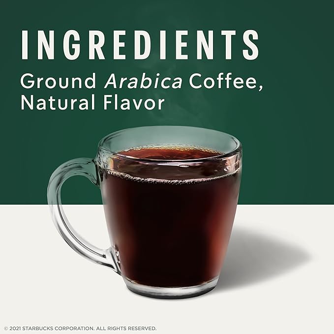Starbucks Coffee Company Starbucks Flavored Ground Coffee K-Cup Pods Toffeenut Signature Collection 100% Arabica Coffee Recyclable K-Cups 10 K-Cup Pods/Box (Pack of 2 Boxes)