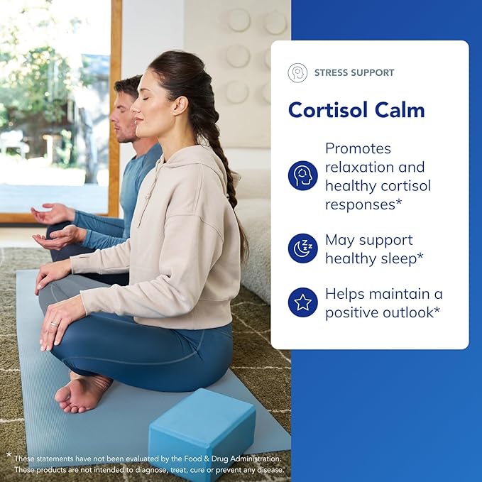 Pure Encapsulations Cortisol Calm - Supports Cortisol Health &amp Relaxation - Contains Ashwagandha &amp L-Theanine - Restful Sleep - 60 Capsules