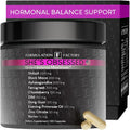 Formulation Factory Hormone Balance for Women - She's Obsessed Vitality Complex with Maca Root &amp Ashwagandha - Libido &amp Mood Support - 120 Capsules 2 Month Supply