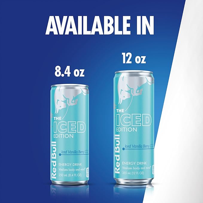 Red Bull Iced Vanilla Berry Energy Drink 8.4 Fl Oz Pack of 24 Cans (6 packs of 4)