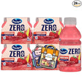 Ocean Spray Zero Strawberry Mango Sugar Fruit Juice 10 fl oz 24 Pack + 2 Reusable Snack Bags by KOOL8SHOP Infinite Deals