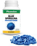 PHARMAKON Blue Spirulina Phycocyanin | Prebiotic Bioactive Superfood | Solvent-Free Extraction (90 Count)