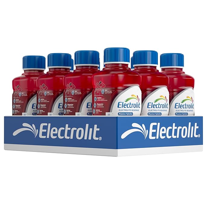 Electrolit Hydration Electrolyte Drinks Sports Beverages with Electrolytes Magnesium Calcium &amp Potassium Recovery Drink for Post Workout 12 Pack (Hibiscus/Jamaica)