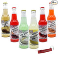 Generic Melba's Fixins Soda | 6 Pack of Unique Pie Flavored Soda Pop with Real Cane Sugar | 12 oz Glass Bottles in a Mixed 6 Pack Sampler with Crazy Soda Pop Bottle Opener